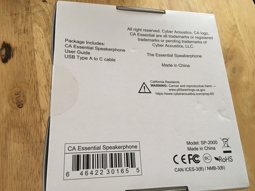 CA Essential Speakerphone SP-2000 - Zdjęcie 4 z 4