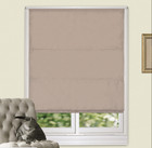<!--F#f_0-->100% Blockout Flat Pleated Roman Shade Bedroom Blackout Blinds 4Colors<!--F/-->