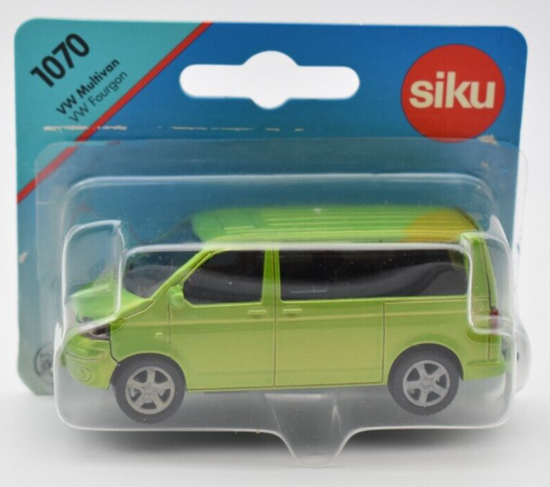 SIKU Super 1070 VW Volkswagen T5 Multivan green. 1:55. blister