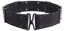 Rothco Black Large Pistol Belt - 9066