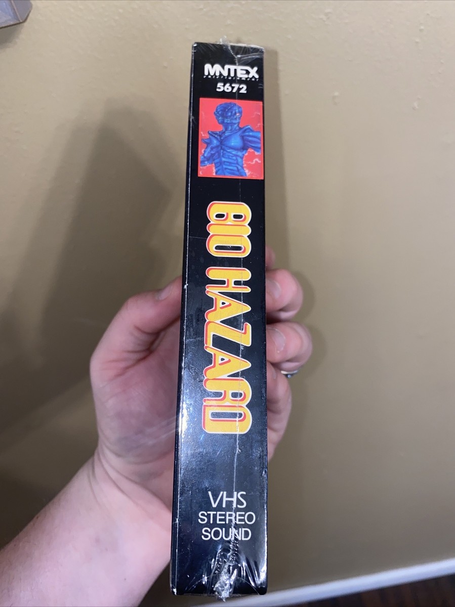 Vintage 1991 Bio Hazard VHS Tape MNTEX Entertainment - 90s Sci-Fi
