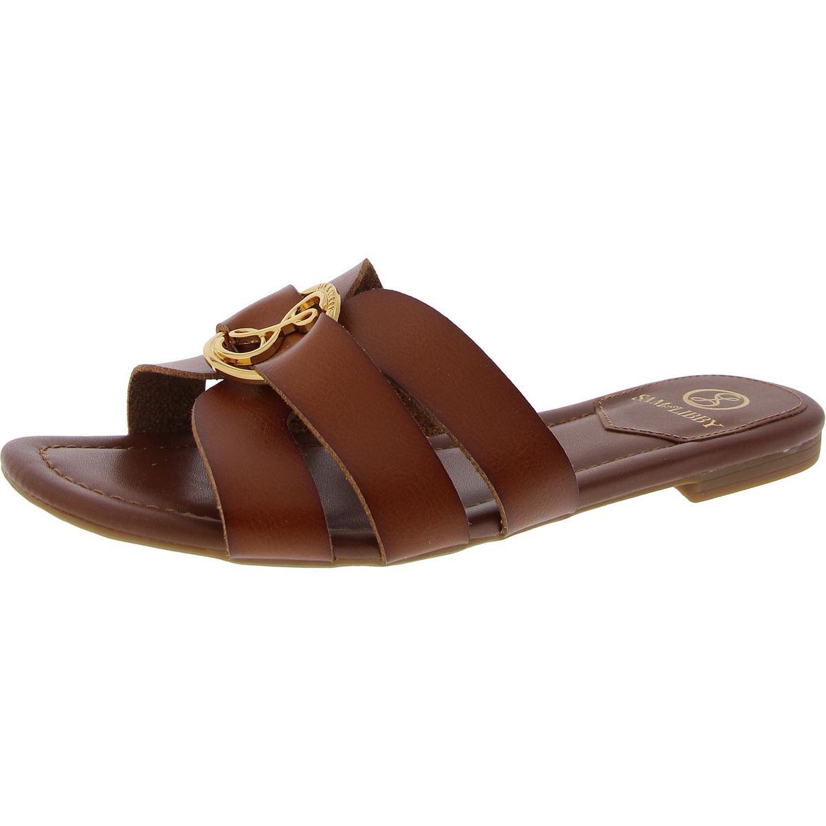 Женские босоножки-горки Sam - Libby Reyes коричневого цвета, размер 10, средний (B,M), BHFO 9351