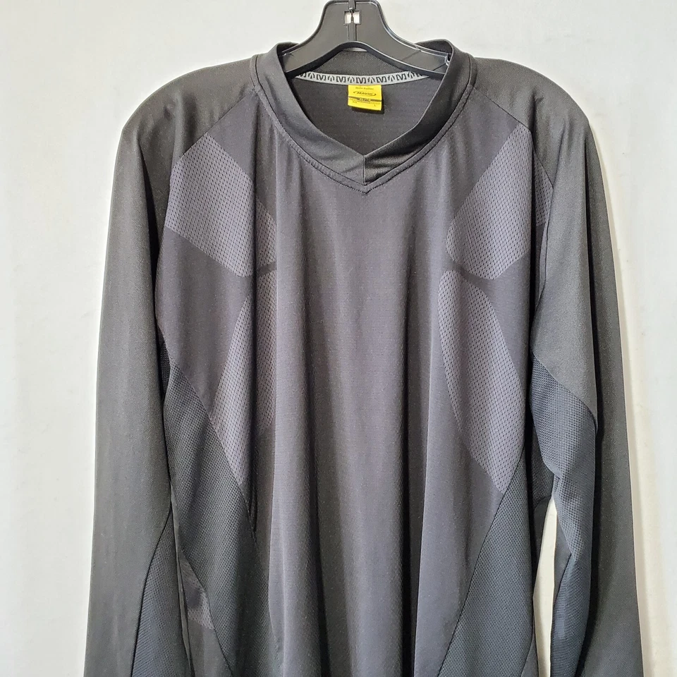Camisa Mavic Para Hombres Grande Jersey Negro Manga Larga Pullover Altium Trail Wick Bicicleta Foto 2 de 4