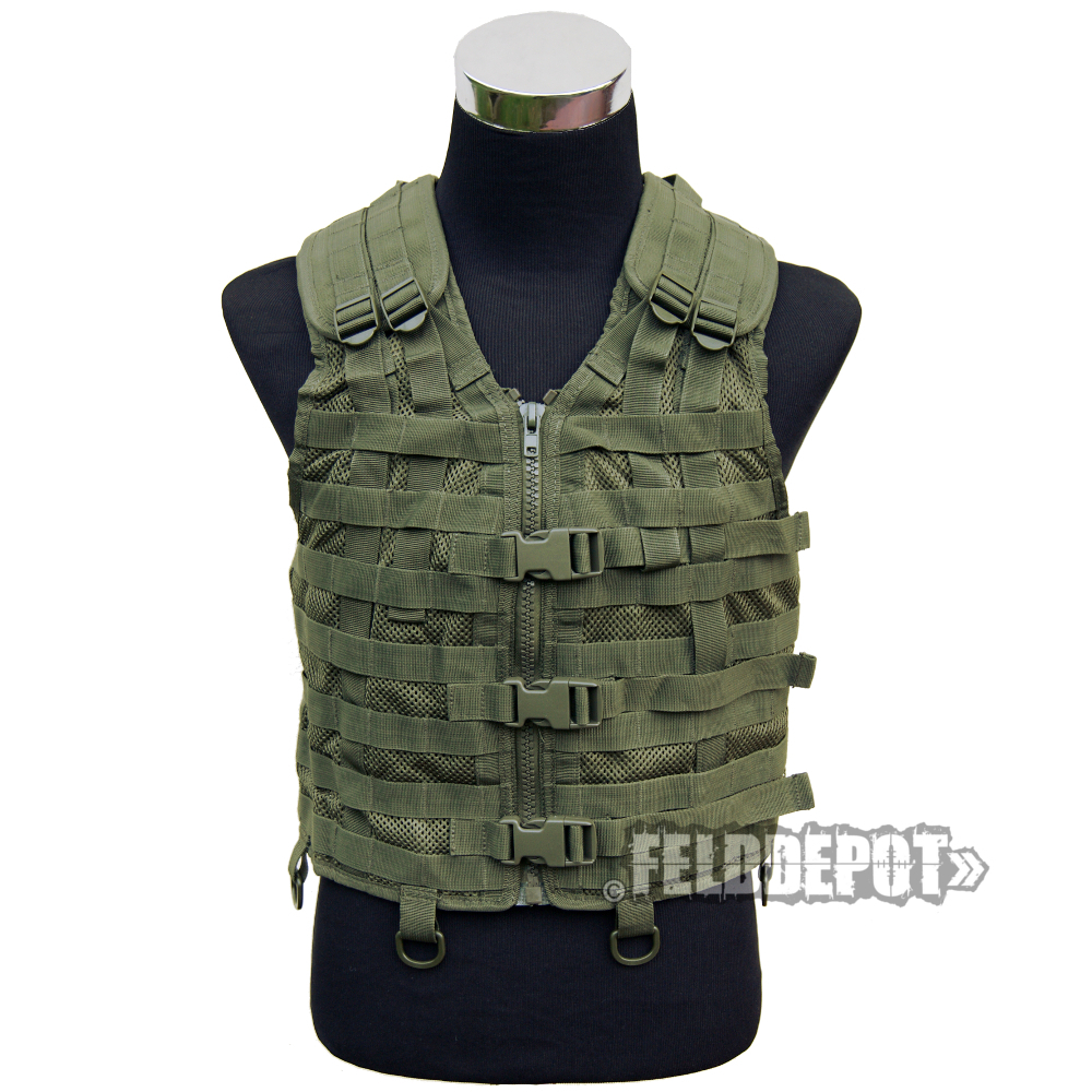 Veste Tactique Camouflage Avec Poches - Gilet Militaire Airsoft, Polyester, Avec Coussinets Amovibles
