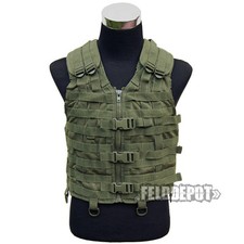 MOLLE Einsatzweste Taktische Weste Kampfmittelweste Modular Olive Green Oliv