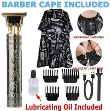 Barber Cape for Men Hair Clipper Cutting Timmer Waterproof Professional Salon