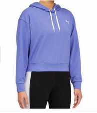 Puma Women's Modern Sport Hoodie,Haze Blue, Size M