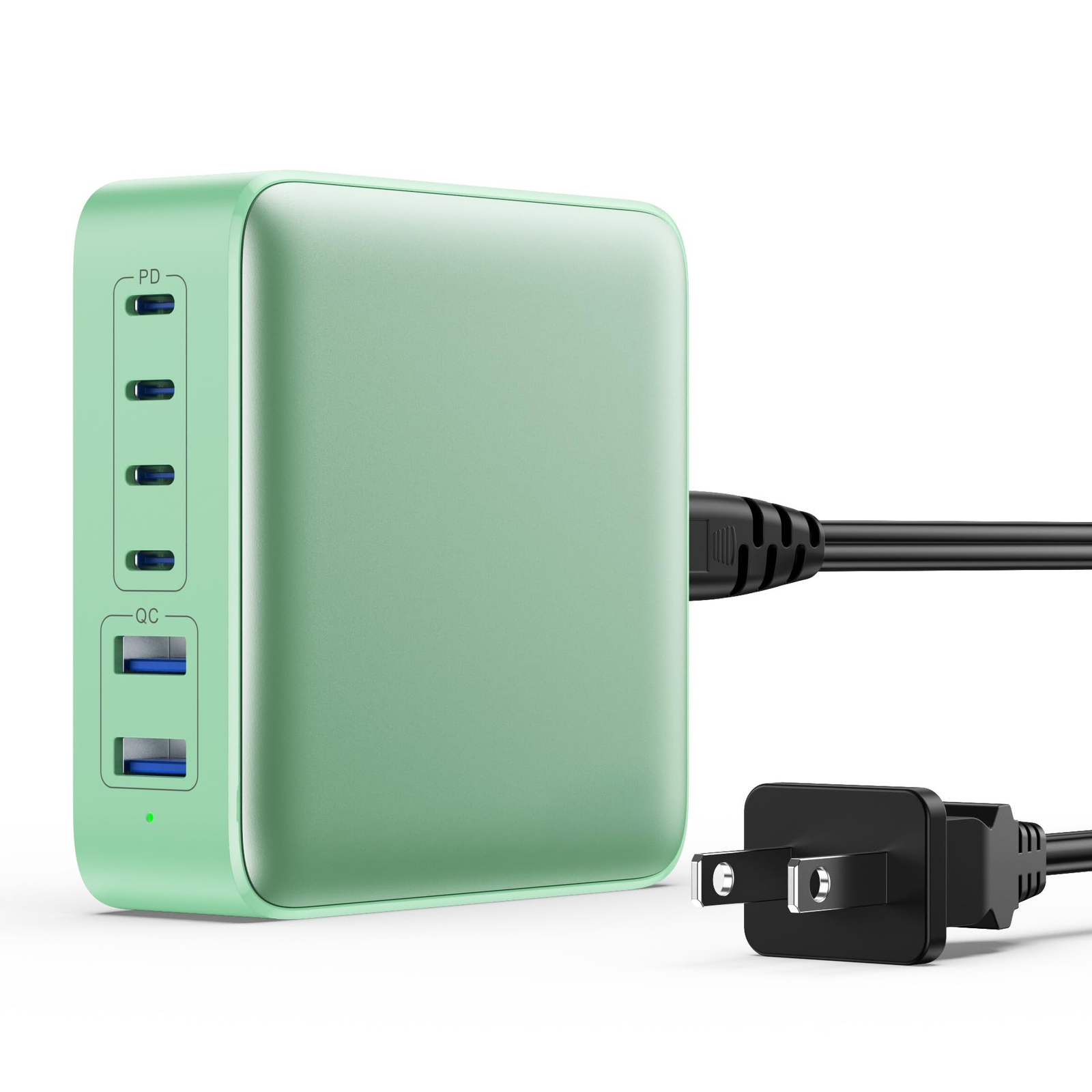 USB C Charger Block 200W, [2024 Upgraded] GaN III 6 Port Fast Charging Statio...