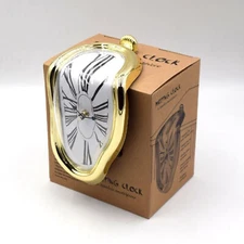 Salvador Dali Desk /Shelf Melting Clock - Silent & Fully Functional Clock