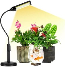 Grow Light for Indoor Plants Plant Lamp Black With Base, Warm White