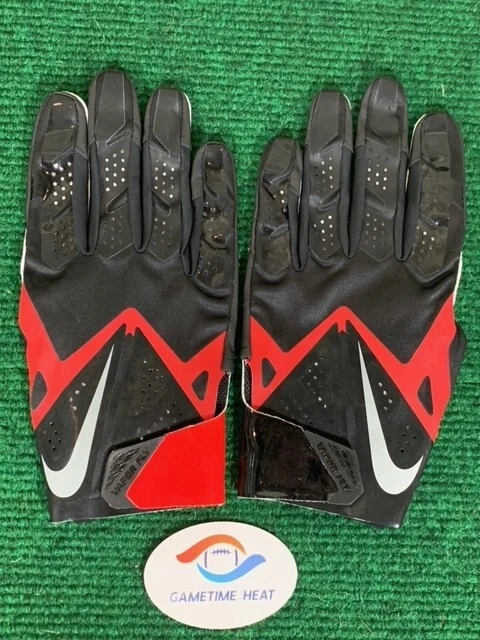 Nuevos guantes de fútbol americano universitario Nike Vapor Fly Georgia Bulldogs Team Issue XL Foto 2 de 3
