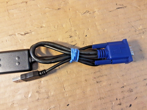Dell 0UF366 USB KVM Switch Interface Pod Cable Module 520-294-503 - Picture 4 of 4
