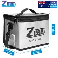 Zeee Lipo Battery Safe Guard Fireproof Explosionproof Bag for Charge & Storage