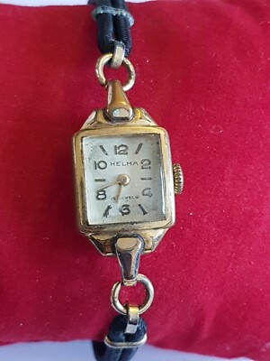 Vintage Helma 15 Jewels Rolled Gold  Ladies Mechanical Watch 
