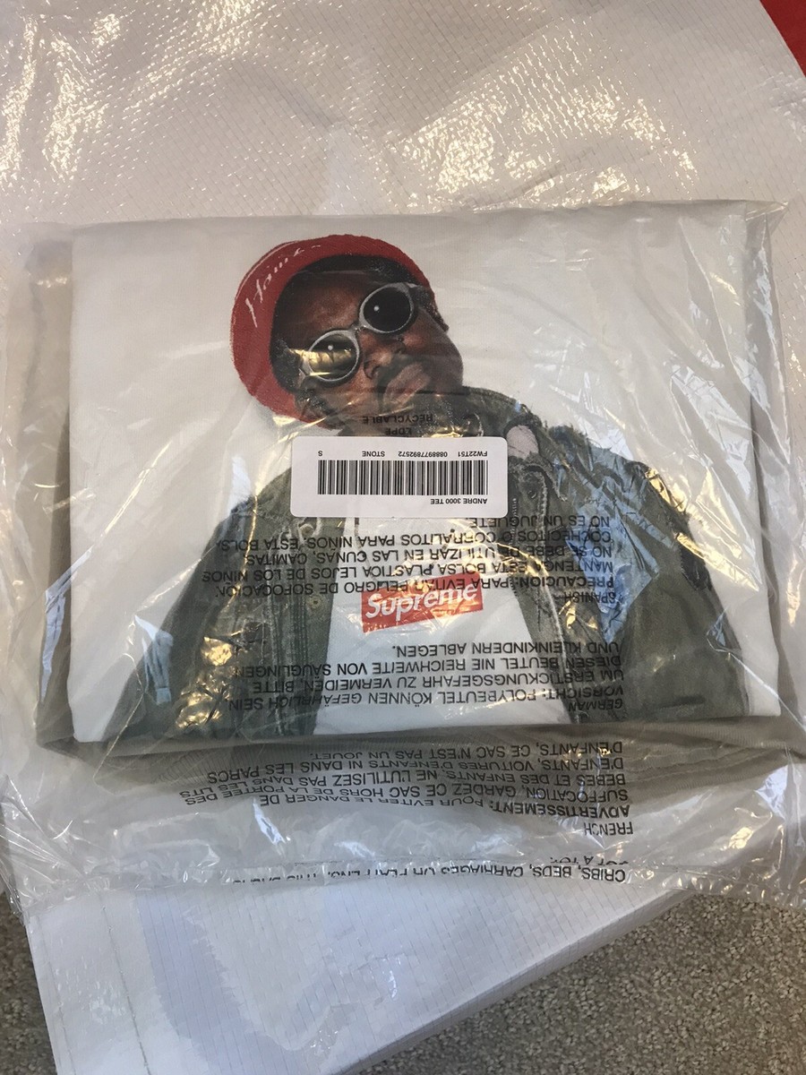 Supreme Andre 3000 Tee Shirt FW22 Stone Tan Beige Small S In Hand 
