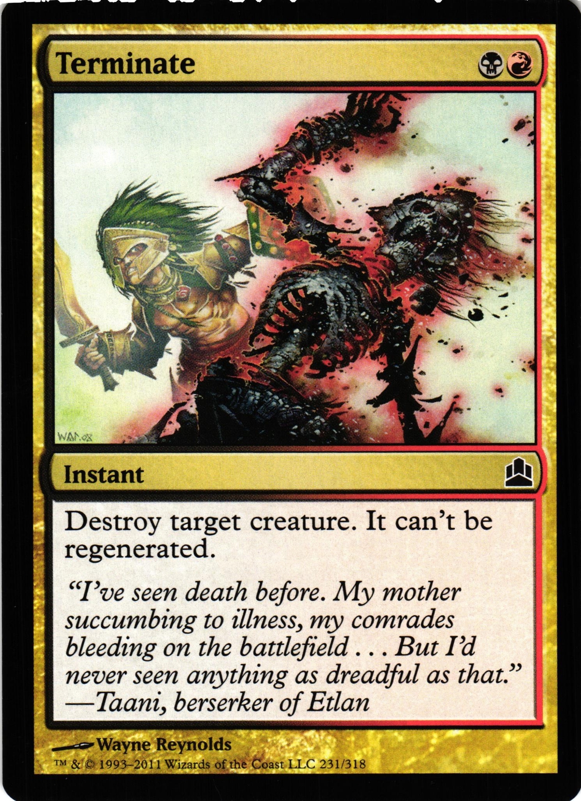 Commander #231 Terminate