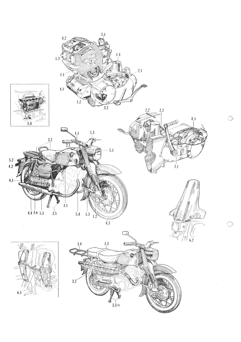 HONDA Parts Manual C72 CA72 CS72 C77 CA77 & CS77 1960 1961 1962