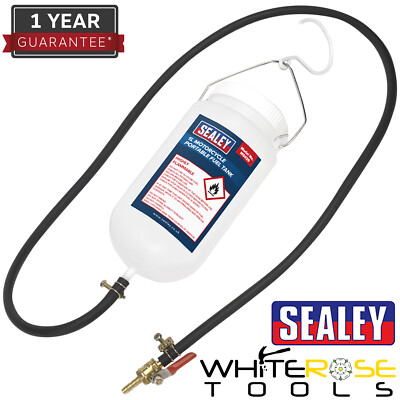 Sealey Motorcycle Portable Fuel Tank 1L Remote Hose 