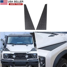 Alloy Black Engine Hood Guard Plate Panel Cover Fit Ineos Grenadier 2022-2025 US