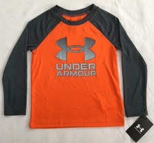 NWT Boy's Under Armour Long Sleeve Shirt Top UAFDA0WE Size 4 MSRP 23