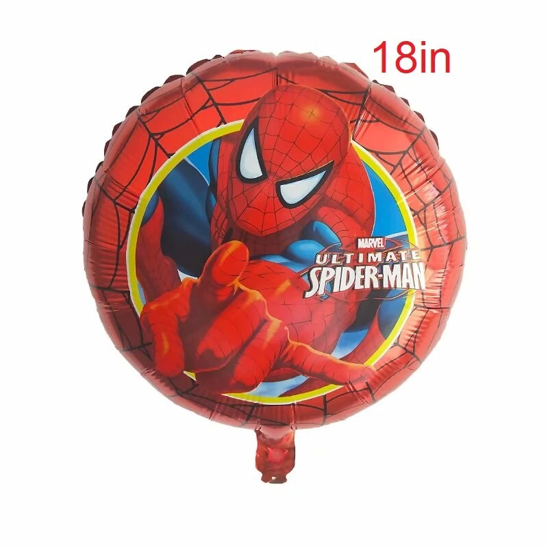 Spiderman Balloons 4th Birthday 5 pcs - Party Supplies Decorations - Image 3 of 4