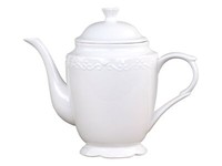 Chic Antique Kaffeekanne Provence Porzellan Geschirr Weiß 900 Ml Kanne