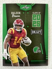 2023 Leaf Draft Green Parallel Class Of 2025 Raleek Brown