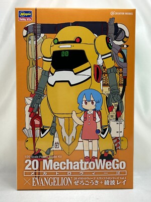 HASEGAWA 1/20 MechatroWeGo x Evangelion 1 No.0 & Rei Ayanami