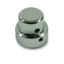 Bass Knobs For Concentric Potentiometers pots Chrome