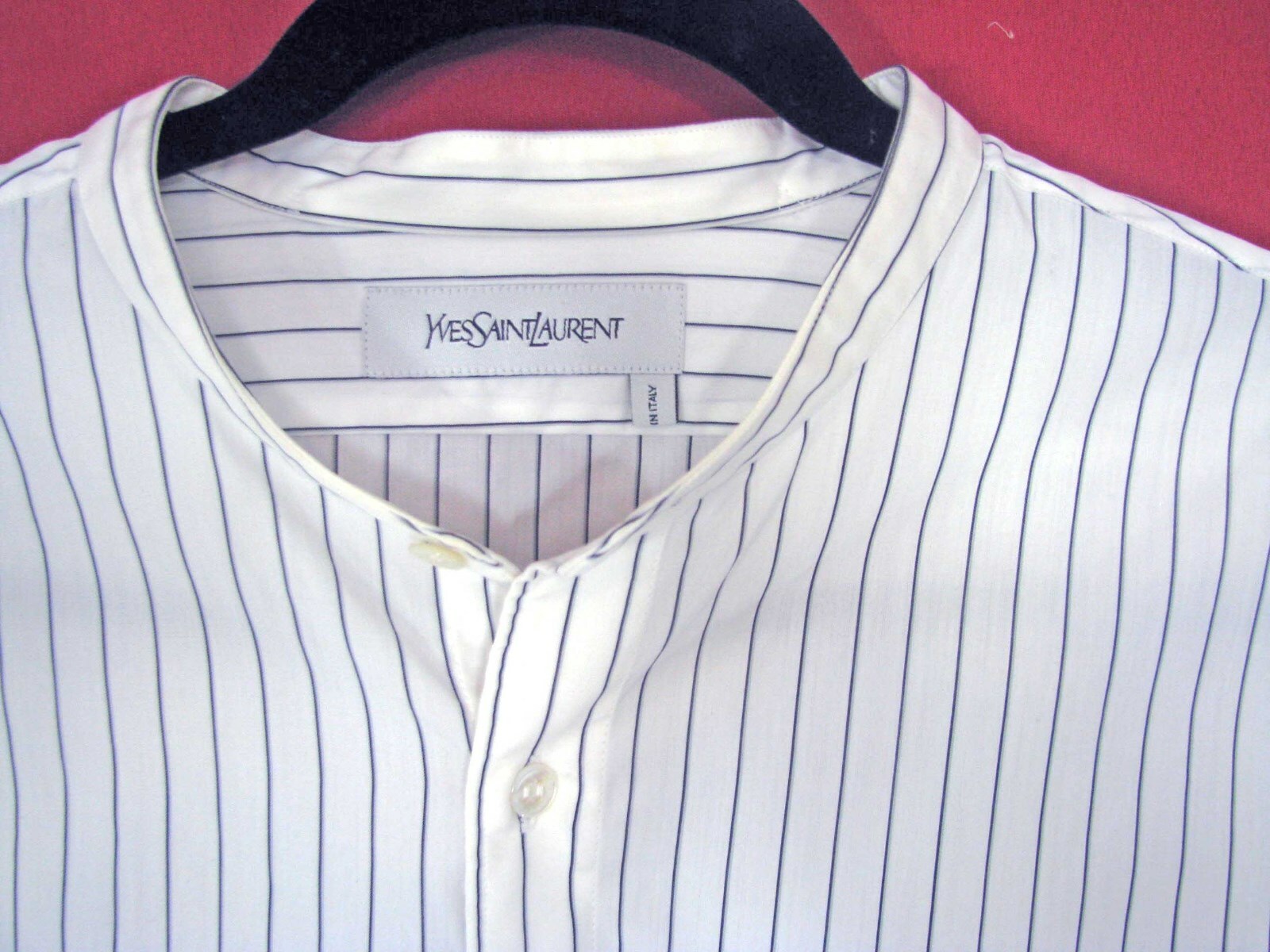 Camicia abito nuova con etichette YVES SAINT LAURENT RIVA SINISTRA 42 16 ITALIA