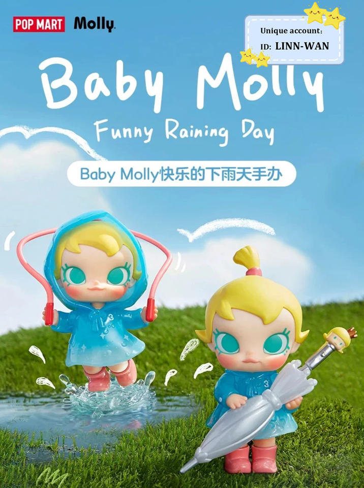 その他 Baby Molly Funny Raining Day Baby Molly Enjoy the Breeze Figurine - POP MART (United States)