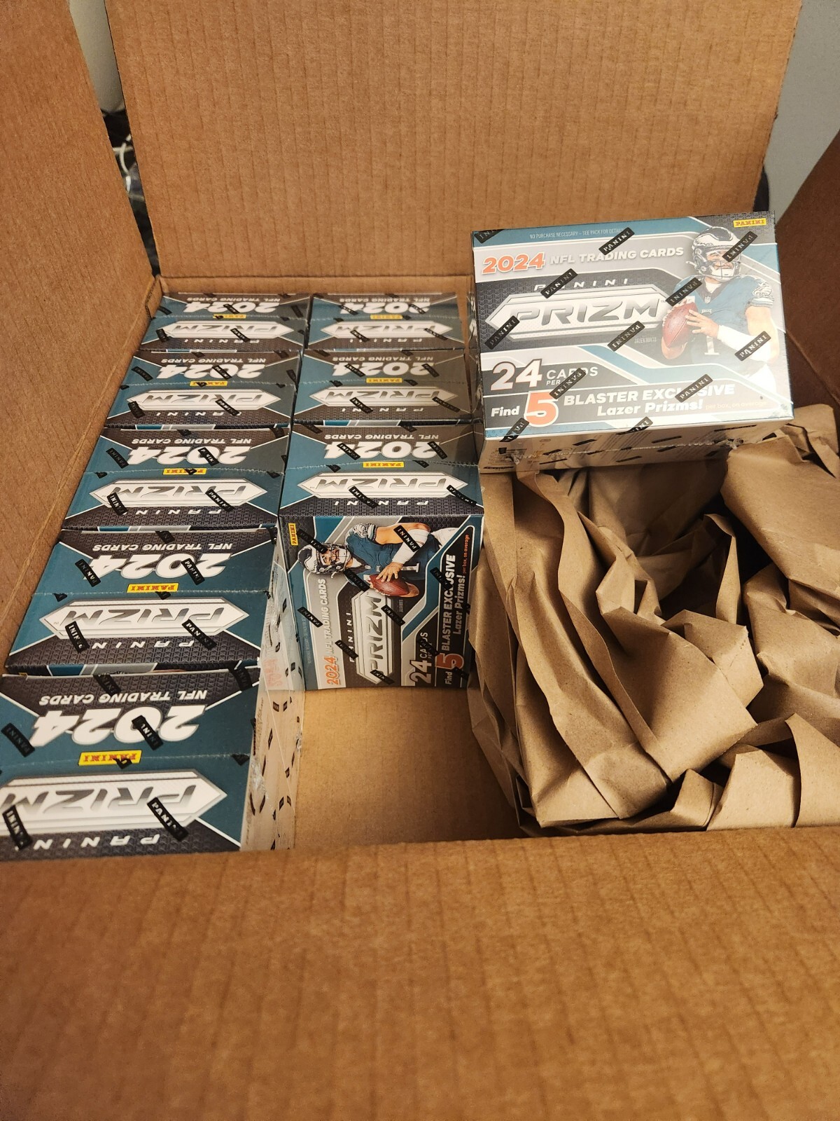 2024 Panini Prizm Football 9 Box Lot of Blaster Boxes ...