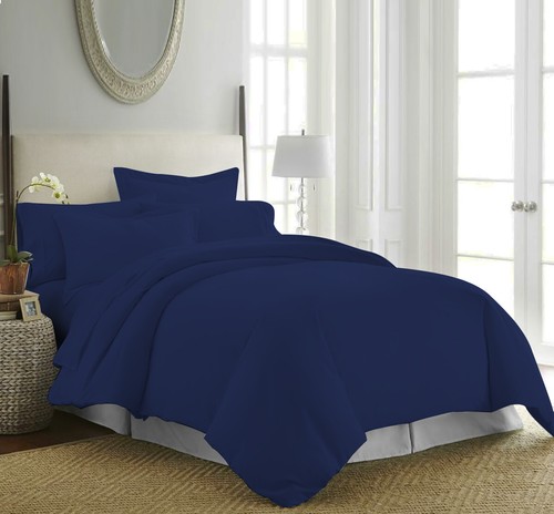 Duvet Quilt Cover 200TC Egyptian Cotton 3PC Bedding Set Single Double King Super - Picture 9 of 151