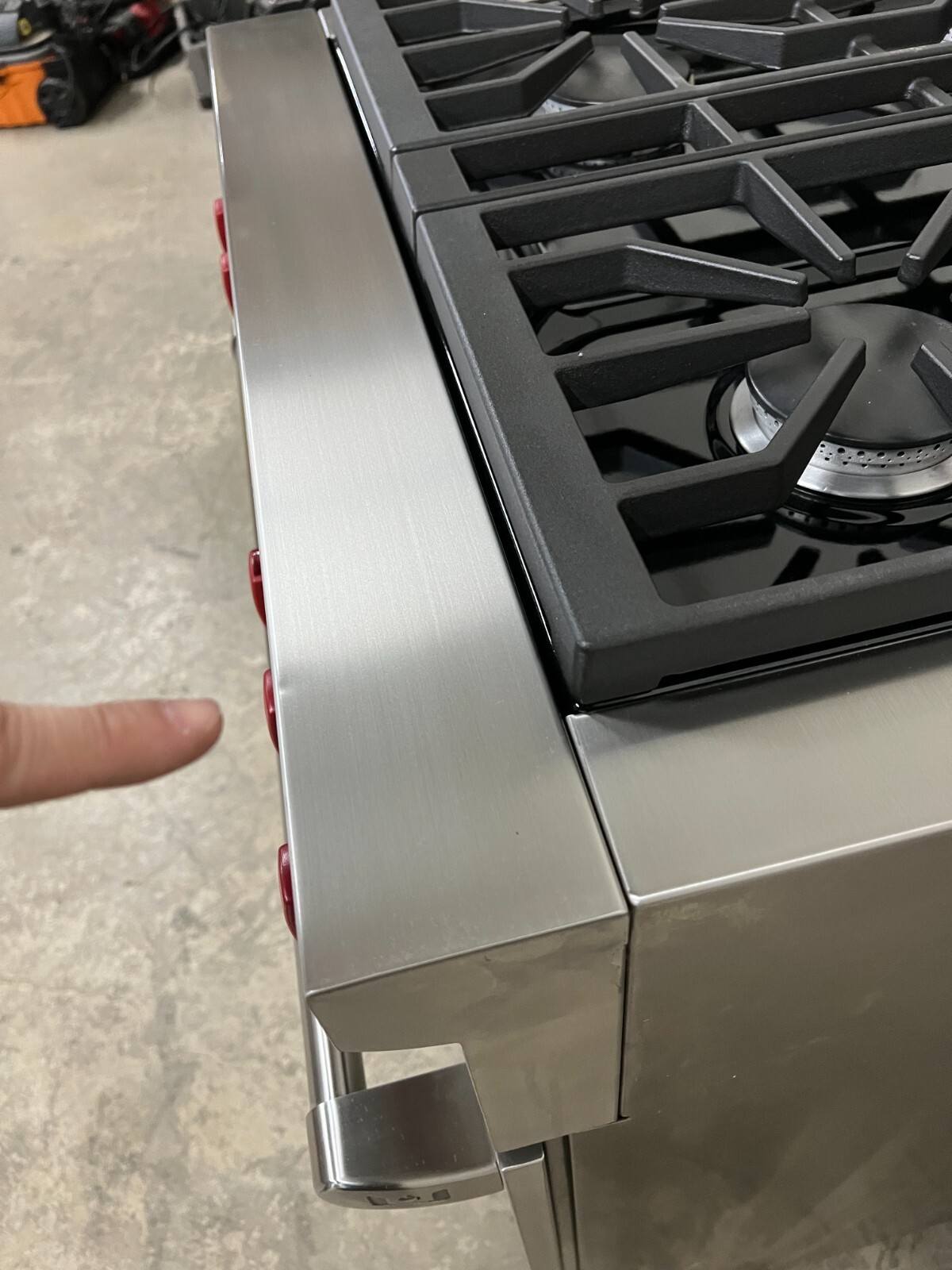 Wolf DF304 30" Dual Fuel Range 4 Burners Professional Red Knobs eBay