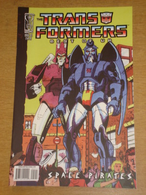 TRANSFORMERS BEST OF UK SPACE PIRATES #5 RI RETRO COVER 2008 IDW