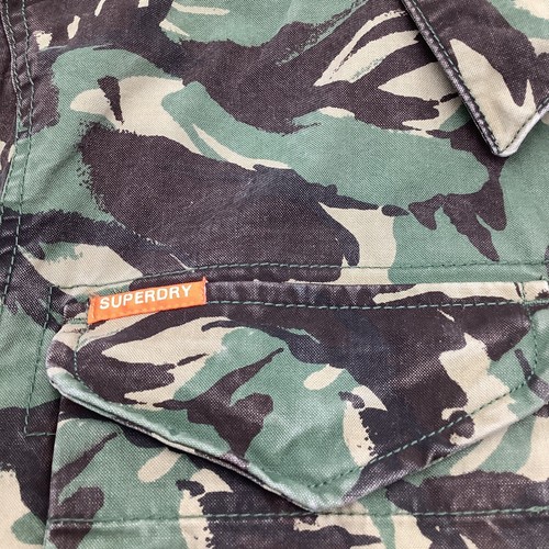 Superdry Mens Rookie Edition Long Sleeve Full Zip Camo Jacket Size XXL - Picture 6 of 11