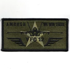 VFC-12  AMBUSH WE WIN TODAY EMBROIDERED JACKET PATCH