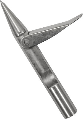 3In Spearfishing Speargun Tip, Single Wing, 7Mm Stainless Steel Replacement