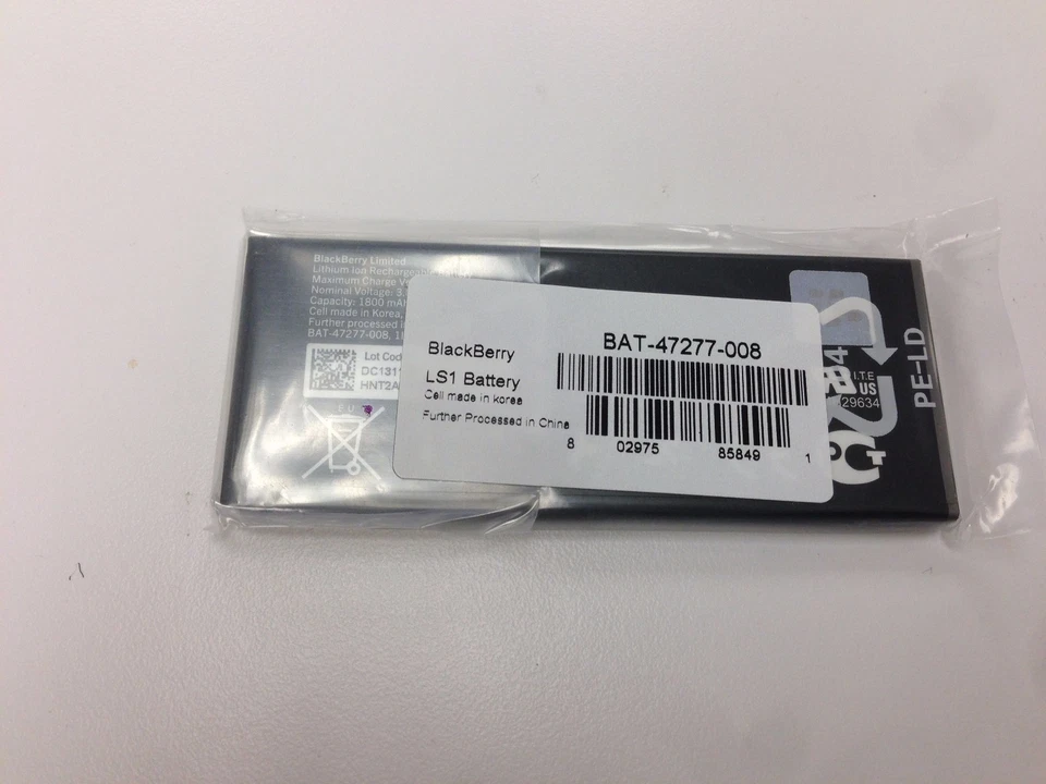 LOTE DE 3 BATERÍAS ORIGINALES BLACKBERRY PORSCHE DESIGN P'9982 BLACKBERRY Z10 LS1 NUEVAS Foto 4 de 4