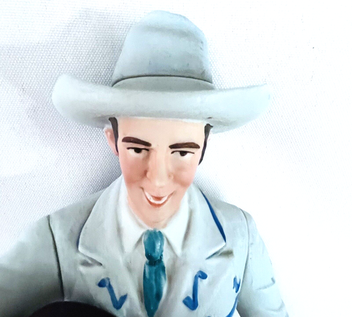 Hank Williams Sr 1923-53 figure Vintage 70s Decanter Music Box Base - Picture 2 of 24