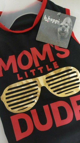Dog Black Dress Medium B.HAPPI Mom's Little Dude - Picture 5 of 7
