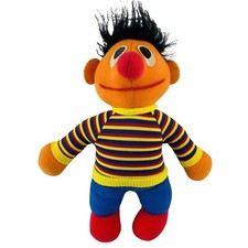 Vintage Sesame Street Ernie Plush Stuffed Toy Doll 10" Berts Best Pal