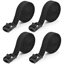 4 Pack 1 Inch x 13.1Ft Tie Down Lashing Straps With Buckle for Cargo Truck SUV