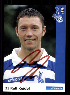 Ralf Keidel autograph card MSV Duisburg 2000-01 1st card original sign + A 70740