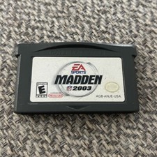 Madden 2003 Nintendo Game Boy Advance Video Game Cartridge Only