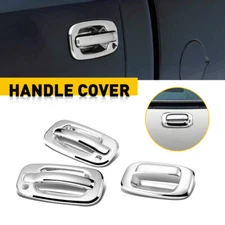 For Chevy Silverado /GMC Sierra Chrome 2* Door +Tailgate Handle Lever Cover Trim