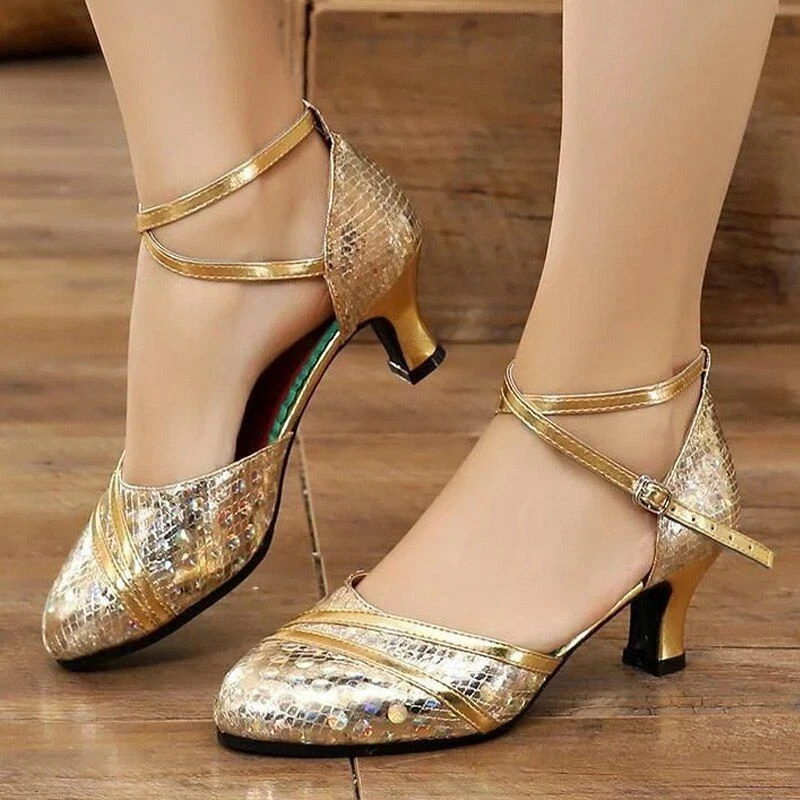 Zapatos De Baile Mujer Zapatos Tacón Alto Punta Salón Calzado | eBay