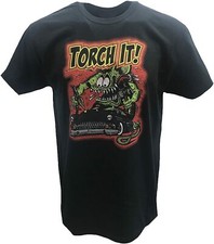 RAT FINK ED ROTH BIG DADDY TORCH IT  T-SHIRT