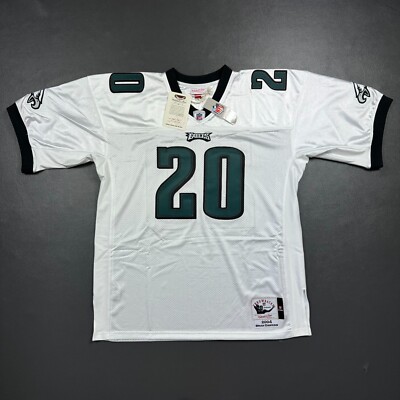 100% Authentic Brian Dawkins Mitchell & Ness 2004 Eagles Jersey Size 52 2XL Mens