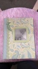 C.R. Gibson Baby Memory Book Album Sweet Pea Paisley UNISEX First 5 Years